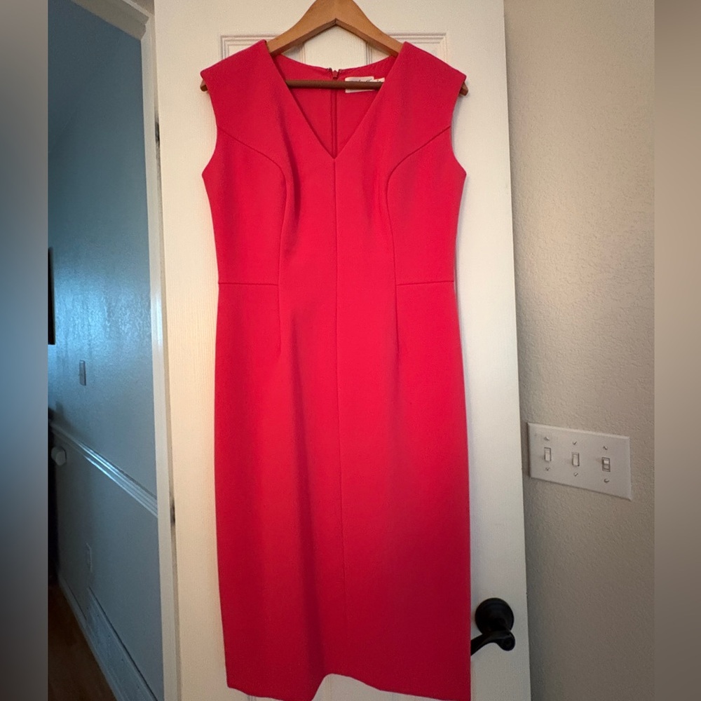Eliza J sleeveless raspberry dressy dress - size 10